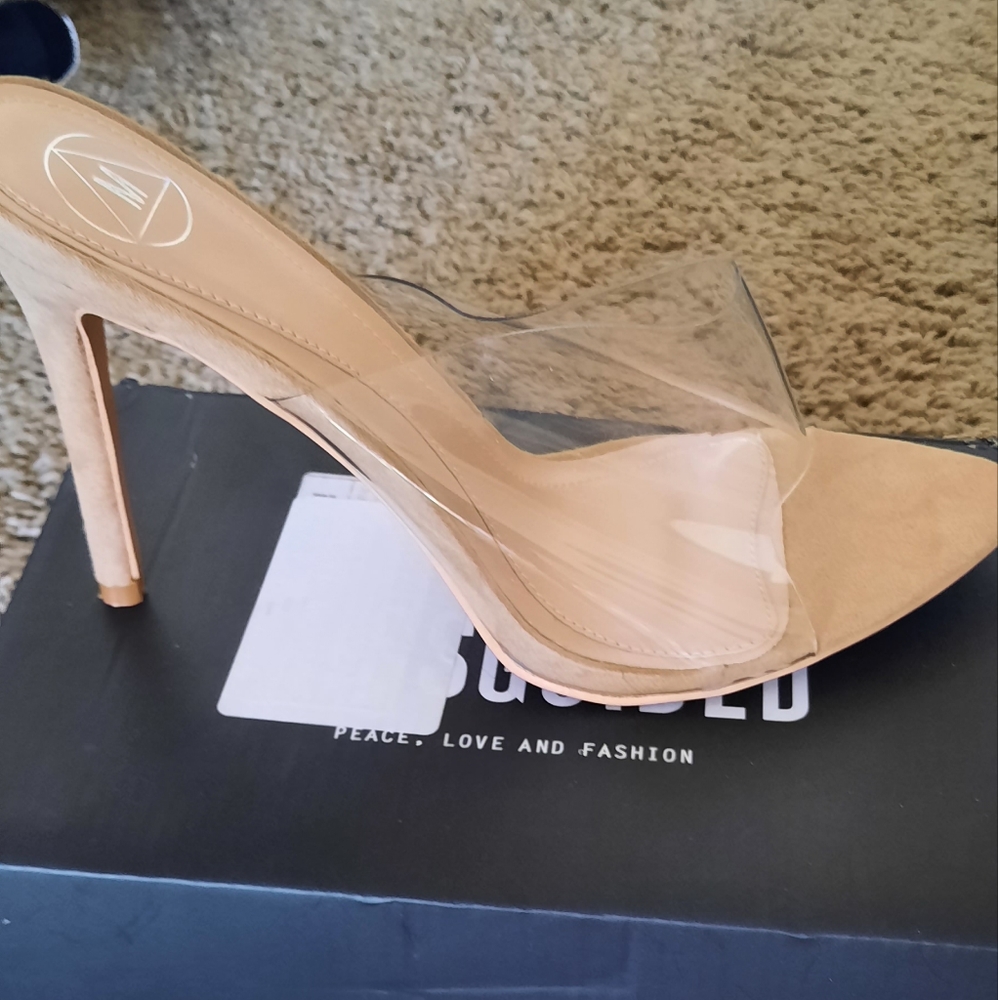 Never been worn. Pointed Nude Perplex Mule
